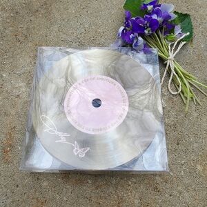 DOLLY PARTON Coasters Set 4 Gold Vinyl Records Butterfly "9-5" Limited Edition